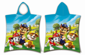 Paw Patrol poncho Pups 50 x 115 cm - Multicolor - 50 x 115 cm - 100% katoen