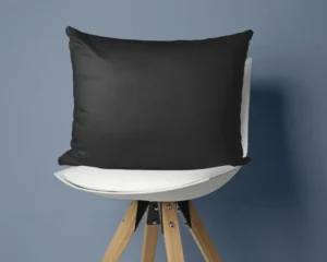 Primaviera Deluxe kussen - Zwart - 100% katoen/satijn