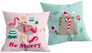 Pusheen sierkussen 40 x 40 cm - Multicolor - 40 x 40 cm - 100% Polyester - foto 1