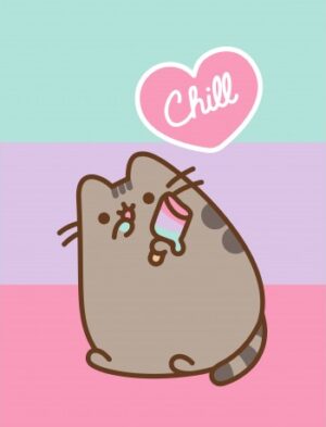 Pusheen fleece deken 130 x 170cm - Multicolor - 130 x 170 cm - 100% Polyester