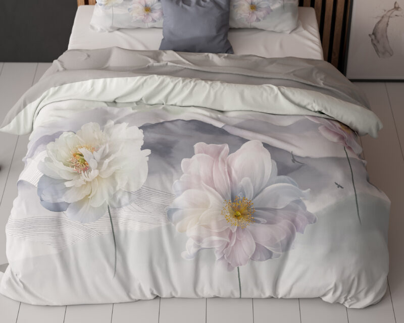 Annique Grijs - Sleeptime bed 240 x 220 cm van Microvezel