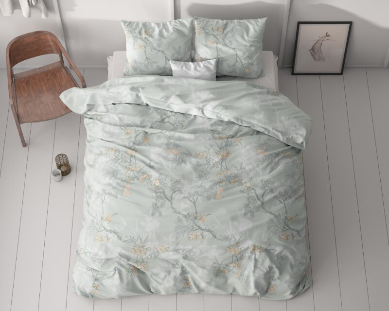 Sleeptime Blossom Blauw 200 x 220 cm