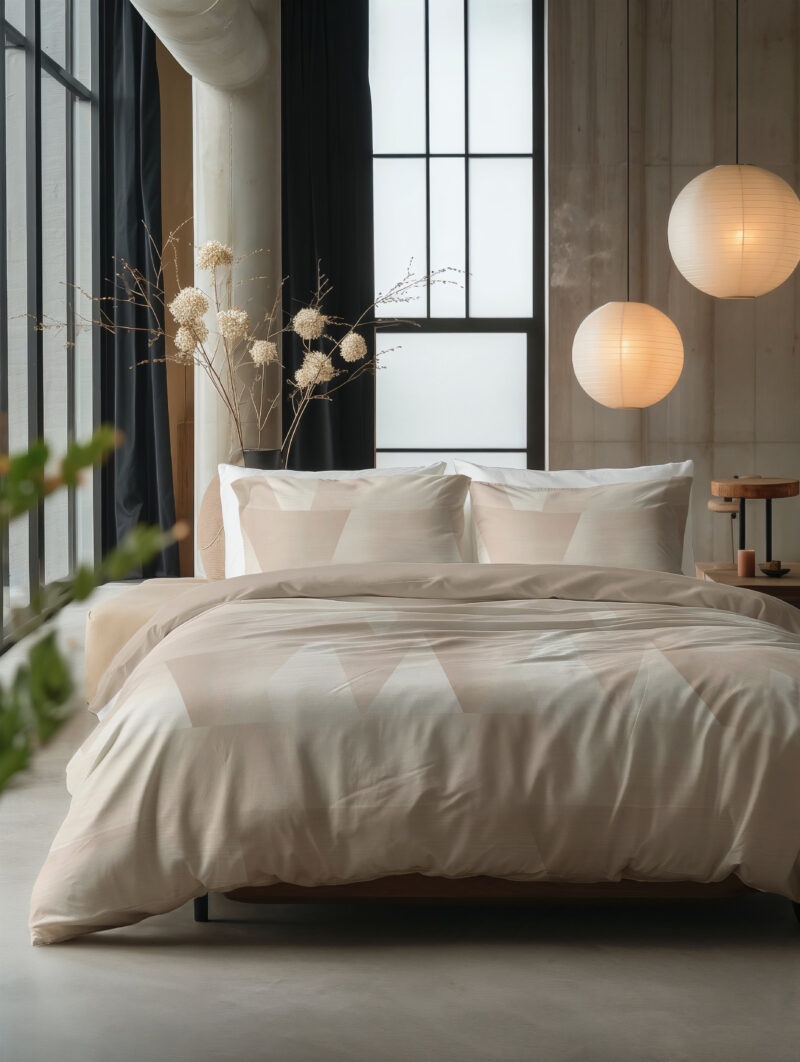 Sleeptime Blush Angles Zand/Beige 240 x 200/220 cm