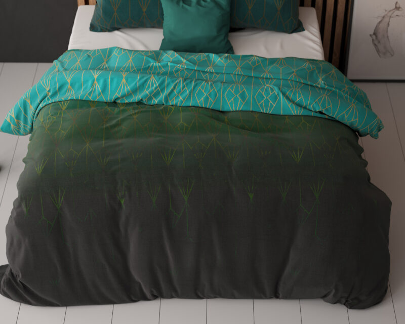Sleeptime bed 240 x 220 cm van Micropercal / Katoen - kussensloop 60 x 70 cm