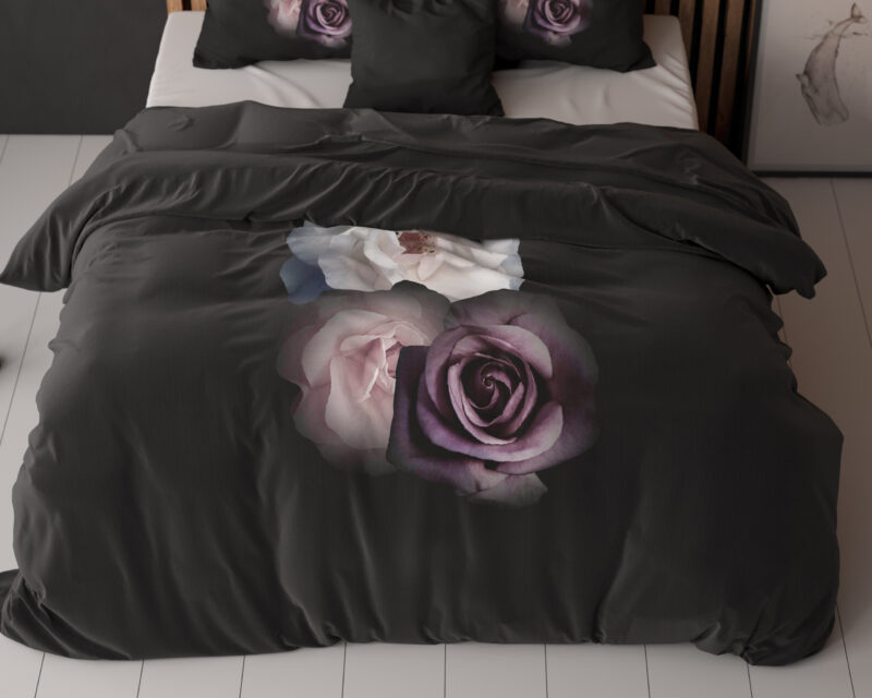 Sleeptime bed 200 x 220 cm van Microvezel - Zwart