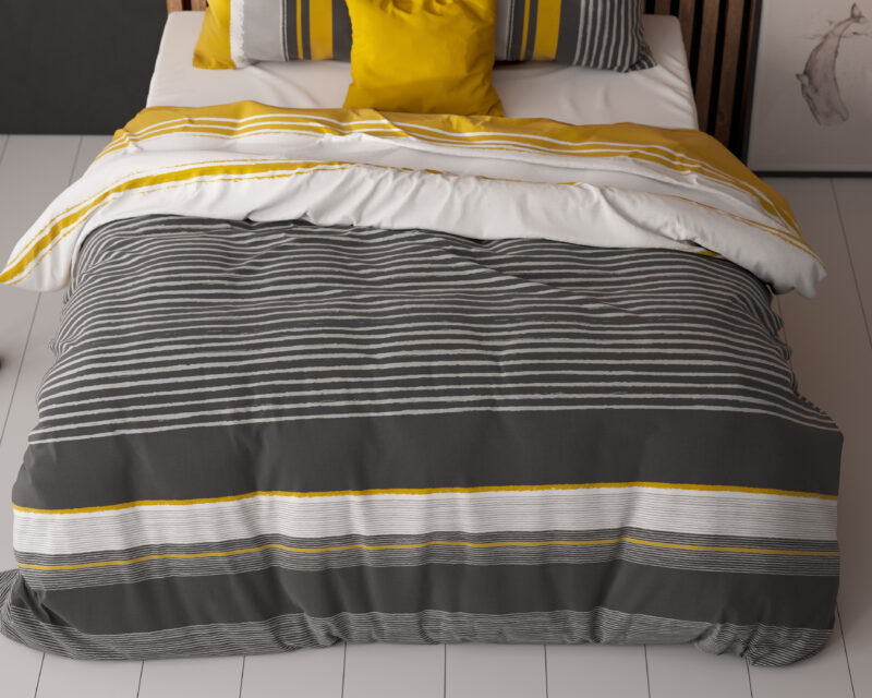 Drake Zwart - Sleeptime bed 200 x 220 cm van Katoen/Polyester