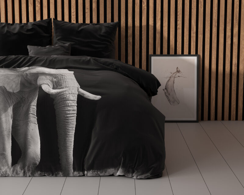 Elephant Zwart 240 x 200/220