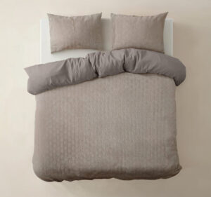 Sleeptime Flanel Art Taupe 200 x 220