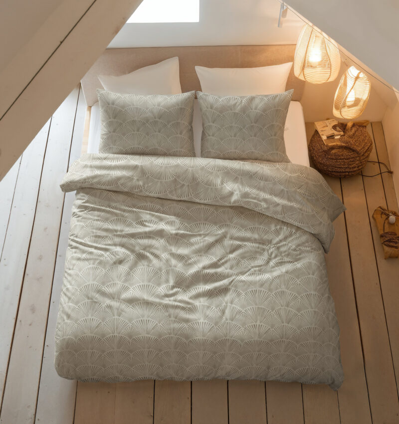 Sleeptime bed 240 x 200 cm van Flanel - kussensloop 60 x 70 cm