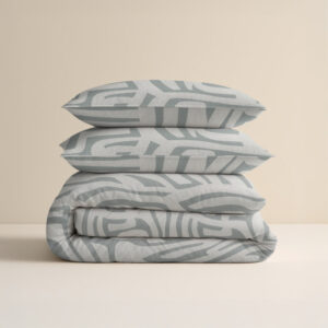 Sleeptime Flanel Danis Groen/Grijs 240 x 200/220