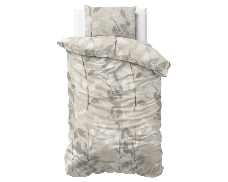 Sleeptime Flanel Essence Zand 140 x 200/220 cm