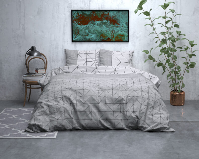 Gino Grijs - Sleeptime bed 240 x 220 cm van Flanel