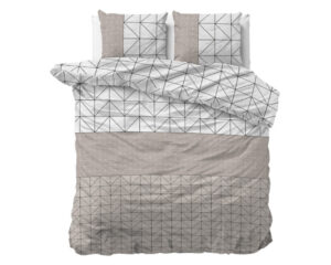 Sleeptime Flanel Gino Taupe 200 x 200/220