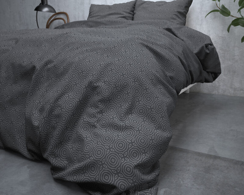 Sleeptime Flanel Jason Antraciet 140 x 220