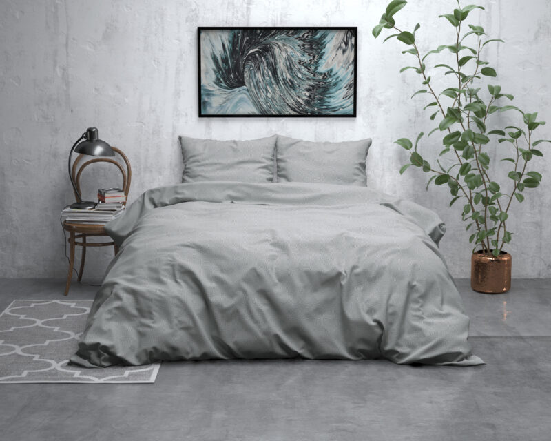 Sleeptime bed 240 x 220 cm van Flanel - Grijs