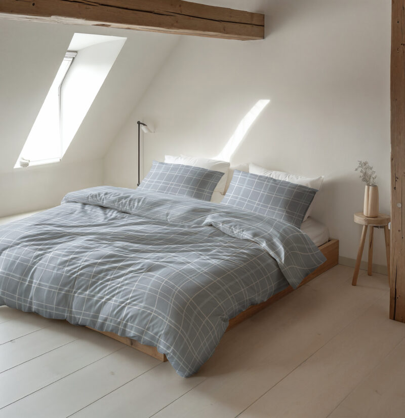Flanel Seva Blauw 240 x 200/220 Sleeptime