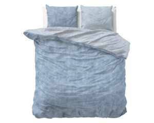 Sleeptime Flanel Washed Cotton Blauw 240 x 200/220