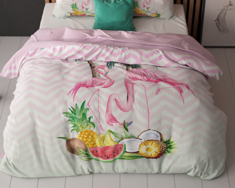 Fresh air Blauw - Sleeptime bed 240 x 220 cm van Microvezel
