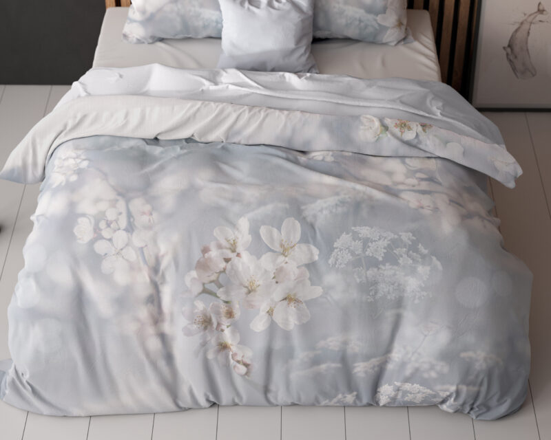 Sleeptime bed 200 x 220 cm van Microvezel - Blauw