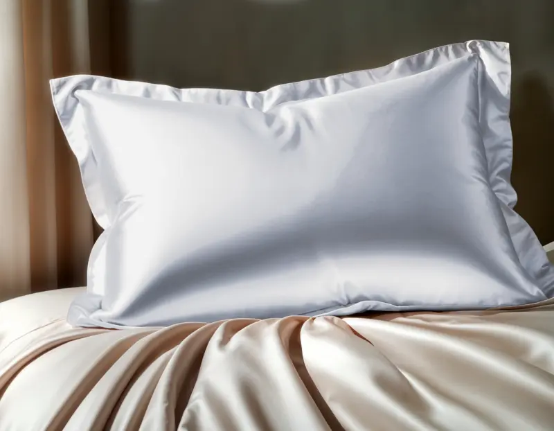 Sleeptime Glossy Wit Kussensloop 60 x 70