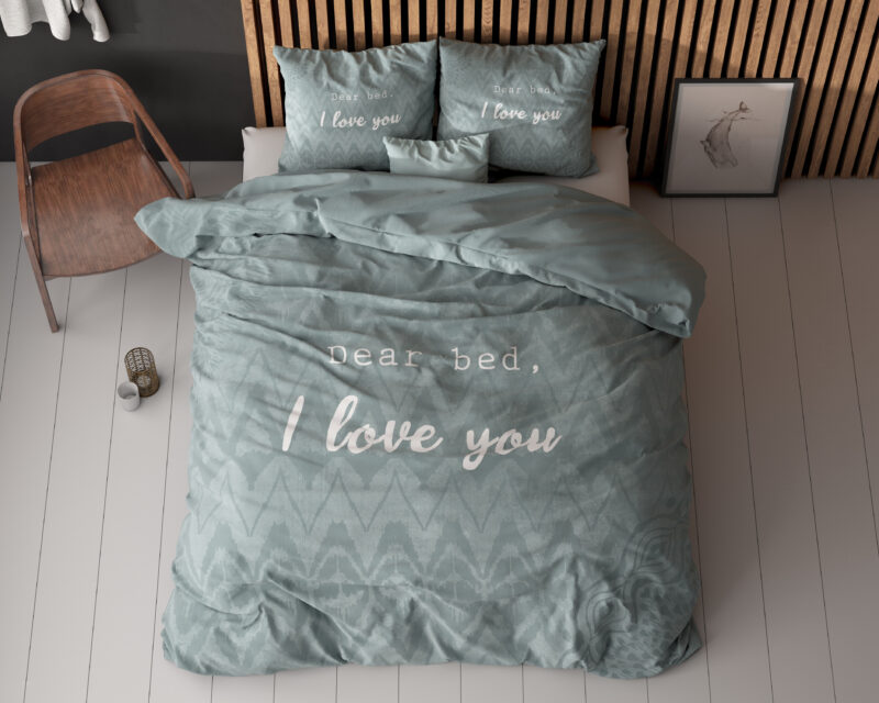 I Love Bed Groen 200 x 200/220 Sleeptime