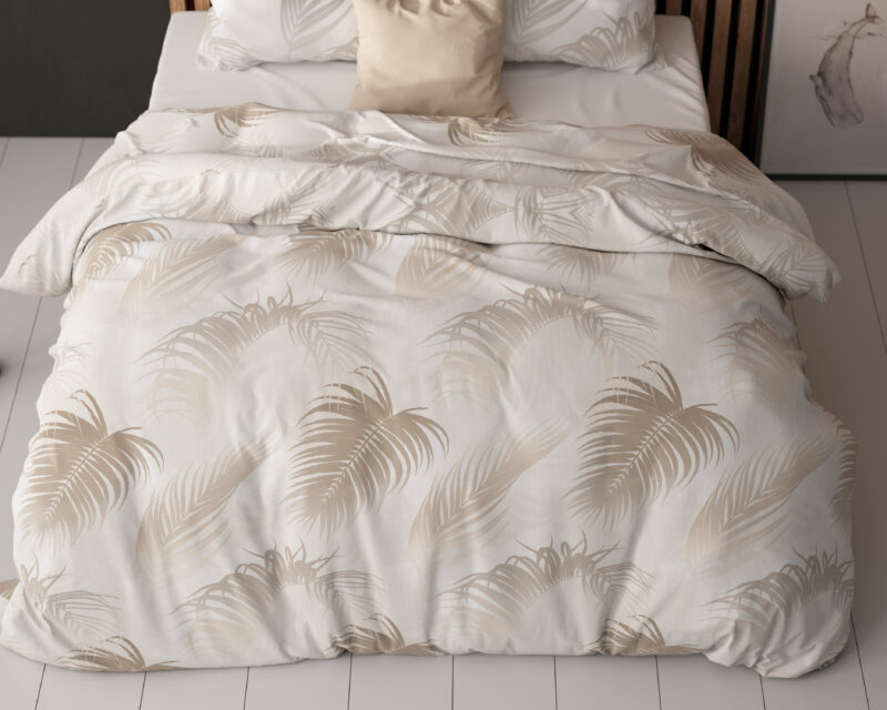 Sleeptime bed 200 x 220 cm van Katoen/Polyester - Taupe