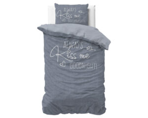 Sleeptime Kiss Me Blauw 140 x 200/220