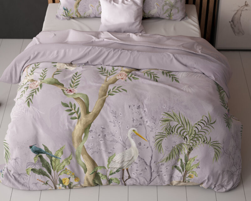 Lois Paars - Sleeptime bed 200 x 220 cm van Microvezel