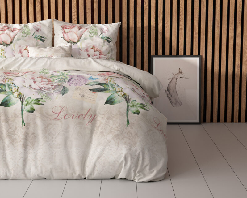 Sleeptime Lovely Flower Beige 200 x 220