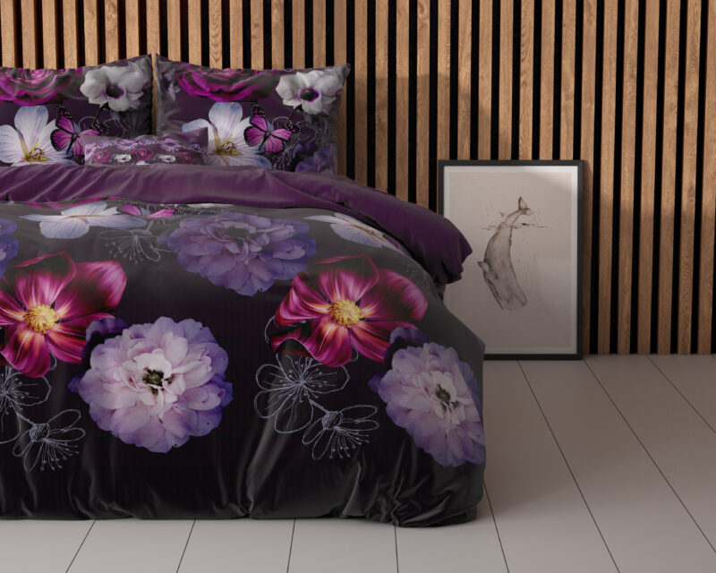 Sleeptime Magic Flower Paars 200 x 200/220 cm