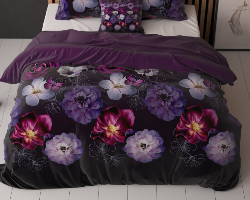 Sleeptime bed 200 x 220 cm van Katoen/Polyester - kussensloop 60 x 70 cm