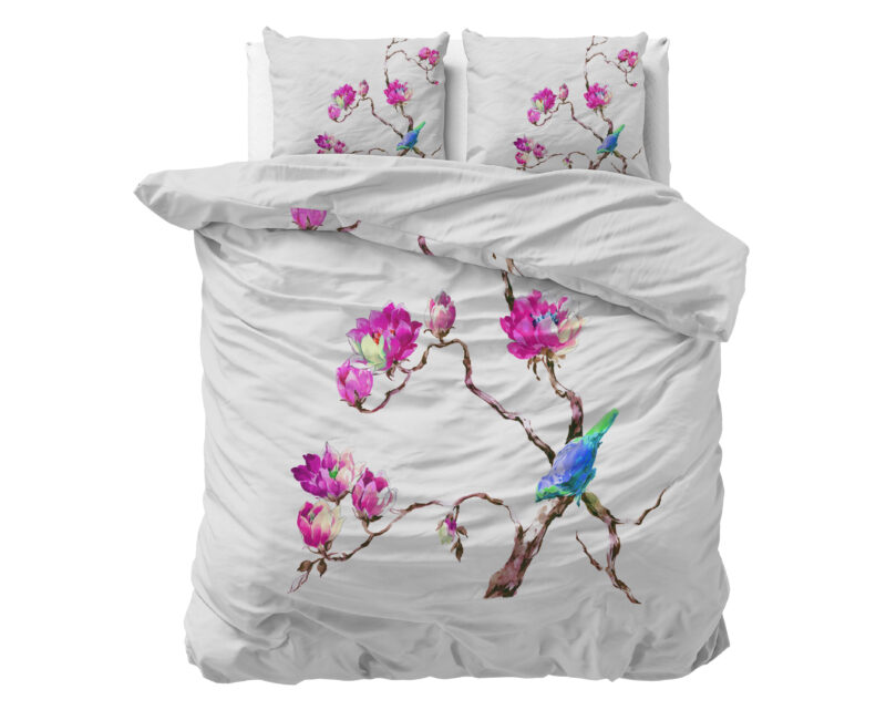 Sleeptime Magnolias Wit 240 x 200/220 cm
