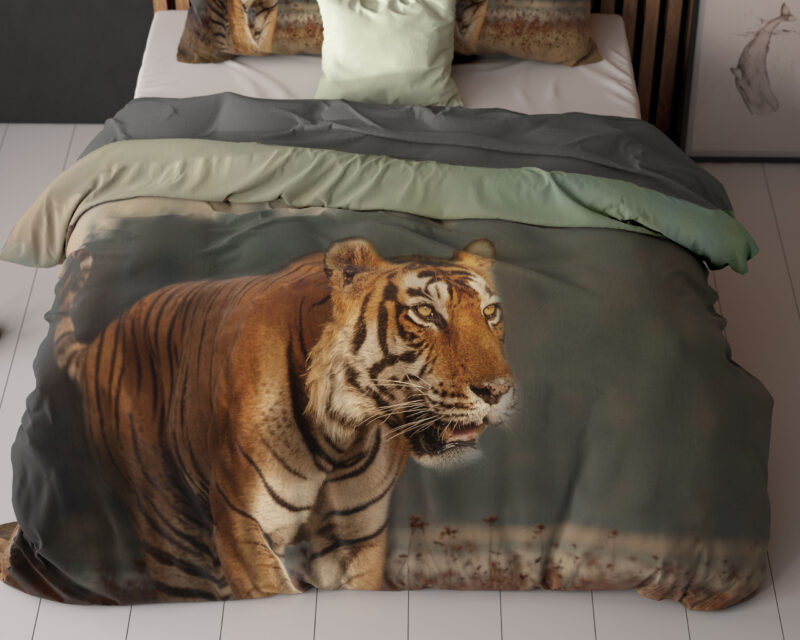 Sleeptime bed 140 x 220 cm van Microvezel - Taupe