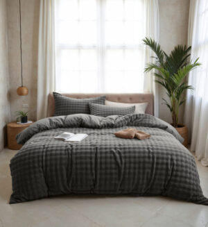 Sleeptime Pom Pom Antraciet 140 x 220