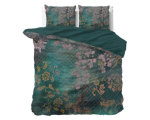 Sleeptime Raddison Flower Groen 200 x 200/220