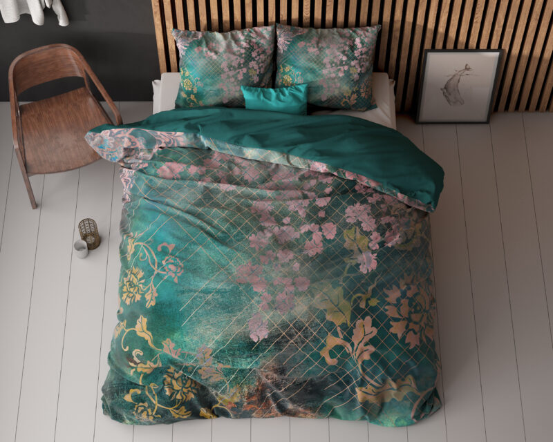 Raddison Flower Groen 240 x 200/220 Sleeptime