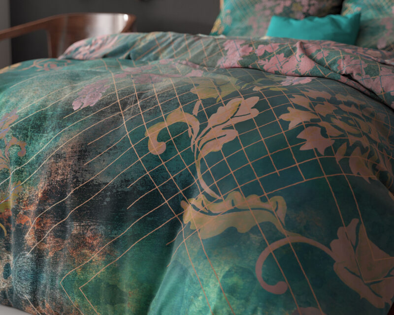 Sleeptime Raddison Flower Groen 240 x 220