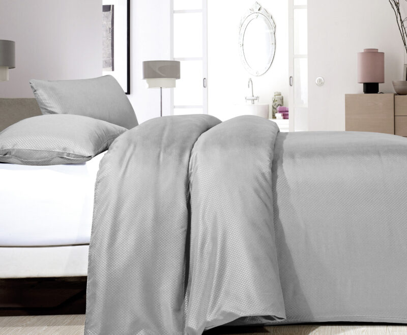 Satin Point Grijs 140 x 220 Sleeptime