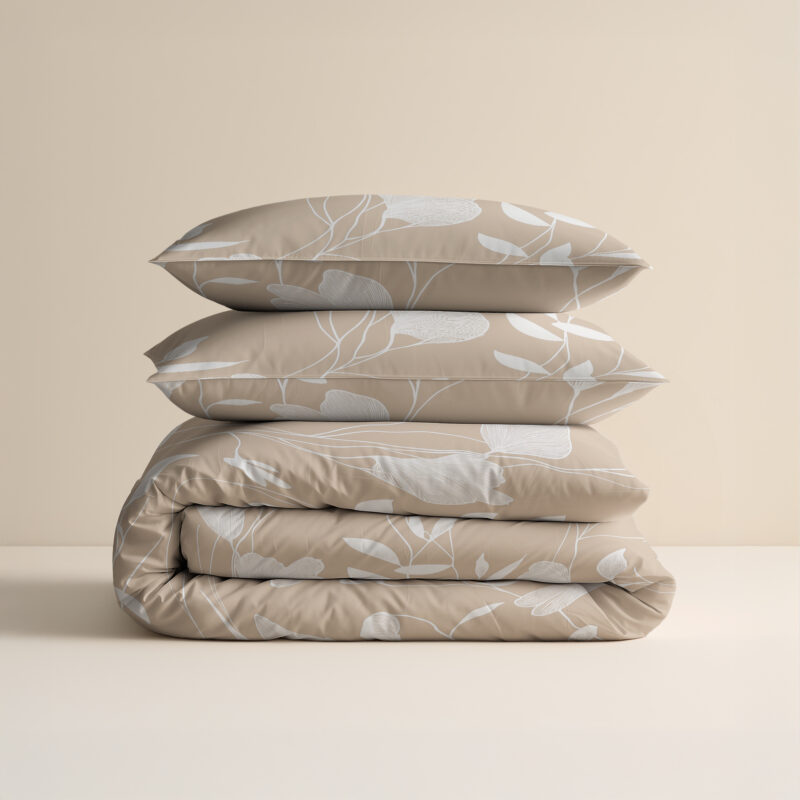 Sleeptime bed 140 x 220 cm van Katoen - Zand/Beige