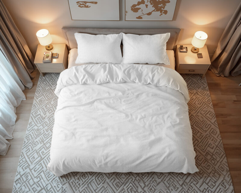 Teddy Katoen Wit 240 x 200/220 Sleeptime