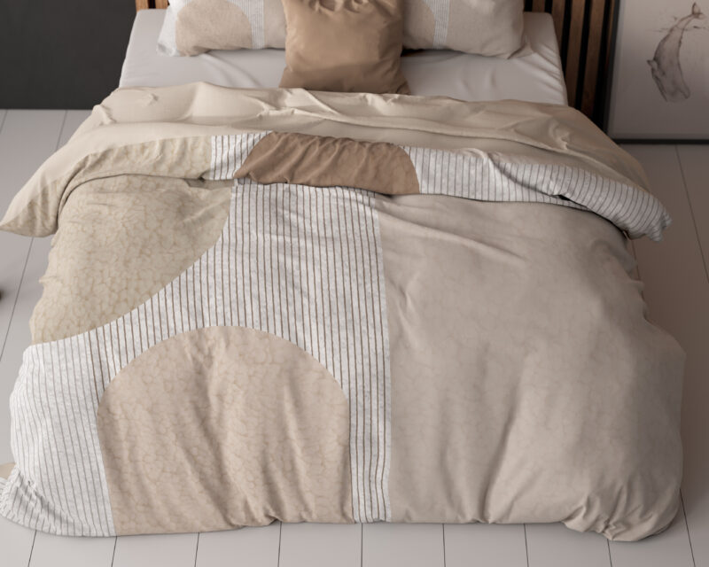 Sleeptime bed 140 x 220 cm van Micropercal - Crème