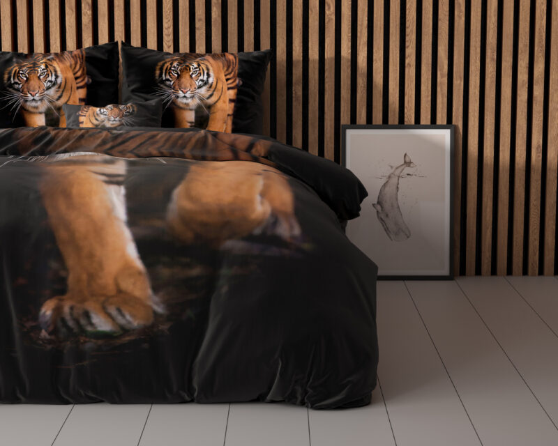 Sleeptime Tiger icon Zwart 240 x 200/220 cm