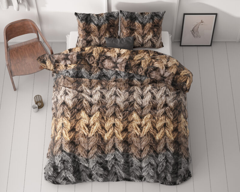 Trendy knits Bruin 140 x 200/220 Sleeptime