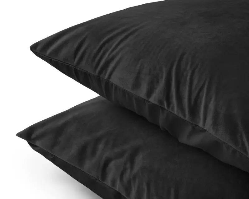 100% Velvet kussen van Sleeptime - Zwart