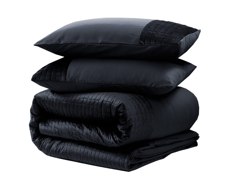 Sleeptime Velvet Band Zwart 200 x 220 cm