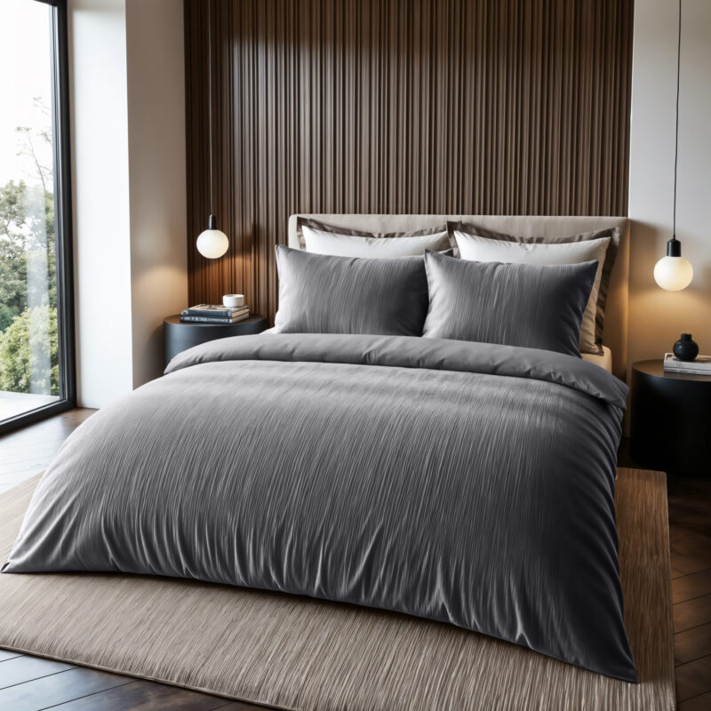 Sleeptime bed 140 x 220 cm van Velvet - Antraciet