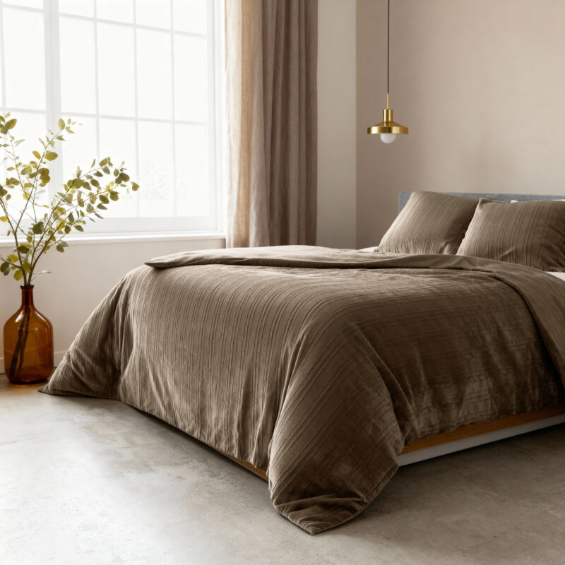 Velvet Lining Taupe 140 x 200/220