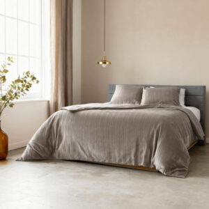 Sleeptime Velvet Lining Taupe/Grijs 140 x 200/220