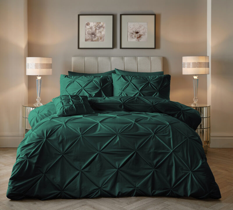 Velvet Pintuck Groen 140 x 200/220 Sleeptime