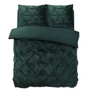 Sleeptime Velvet Pintuck Groen 140 x 200/220